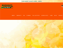 Tablet Screenshot of harmansfarm.com